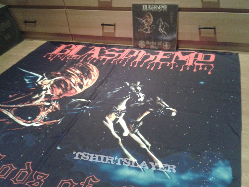 Blasphemy &quot;Gods of war &quot; POSTER FLAG