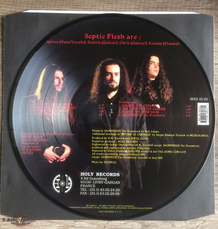 Septic Flesh &quot;Mystic places of dawn&quot; picture disc &#039;94