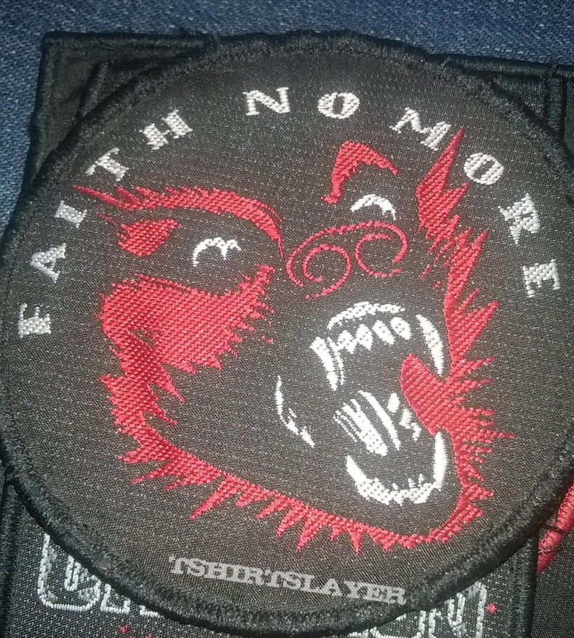 Faith no more King for a day...  woven patch