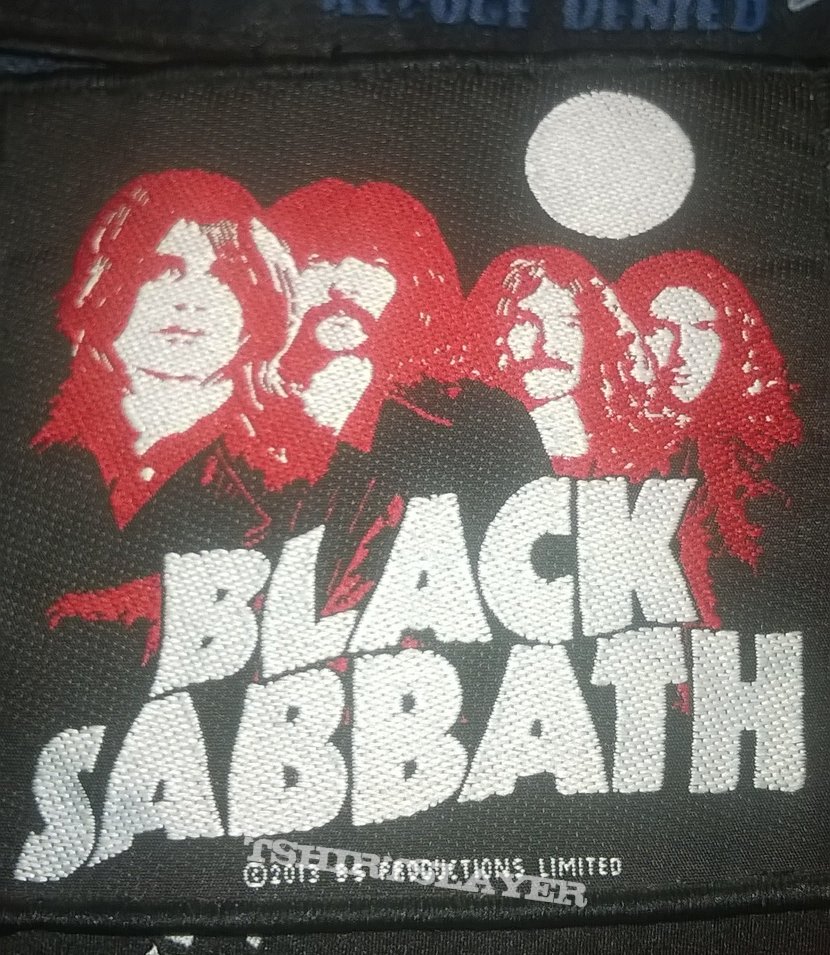 Black Sabbath Black Sabbath woven patch Black Sabbath Black Sabbath woven patch