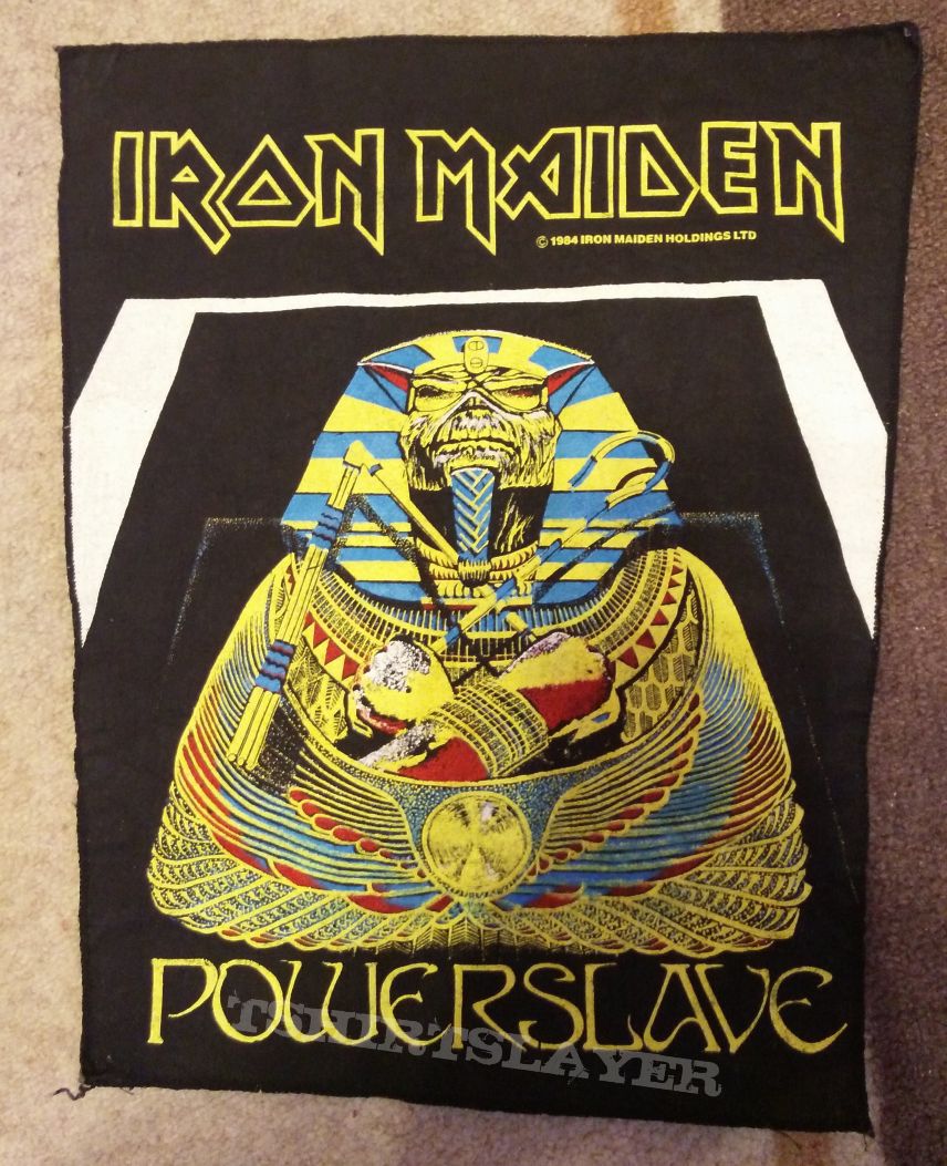 original Iron Maiden back patch