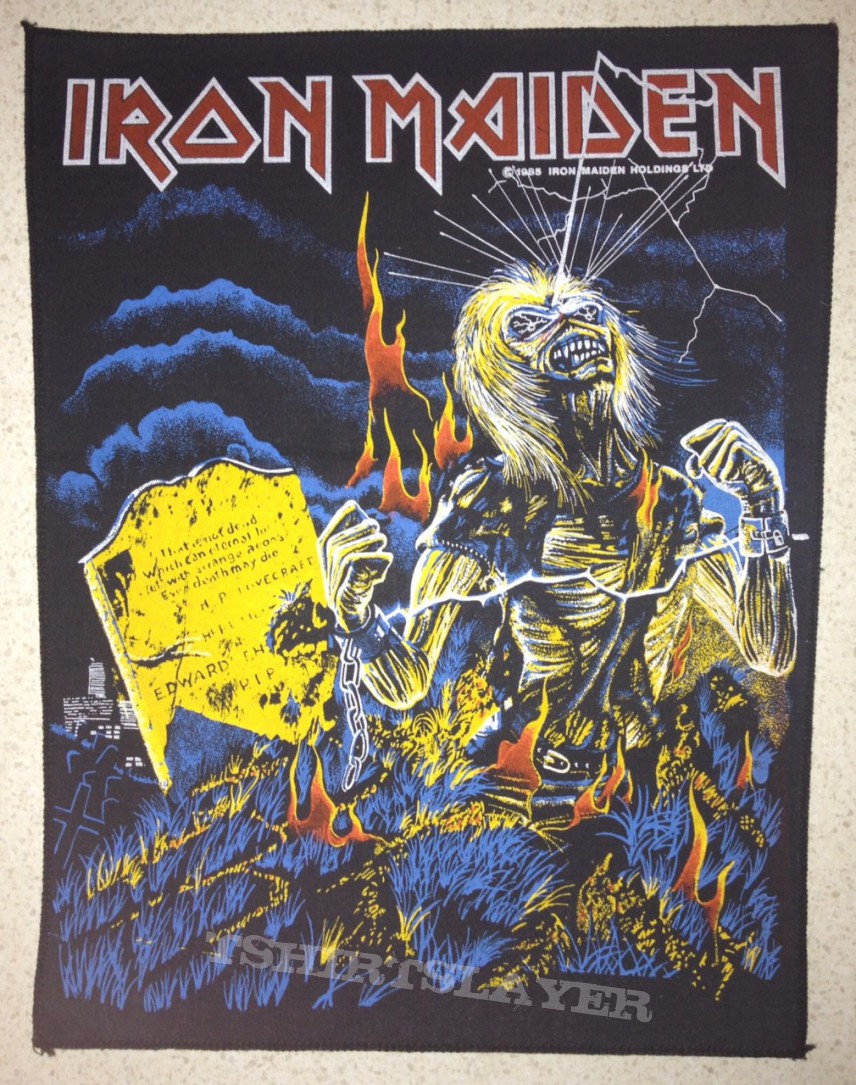 Iron Maiden - Life After Death backpatch; circa 1985 | TShirtSlayer ...