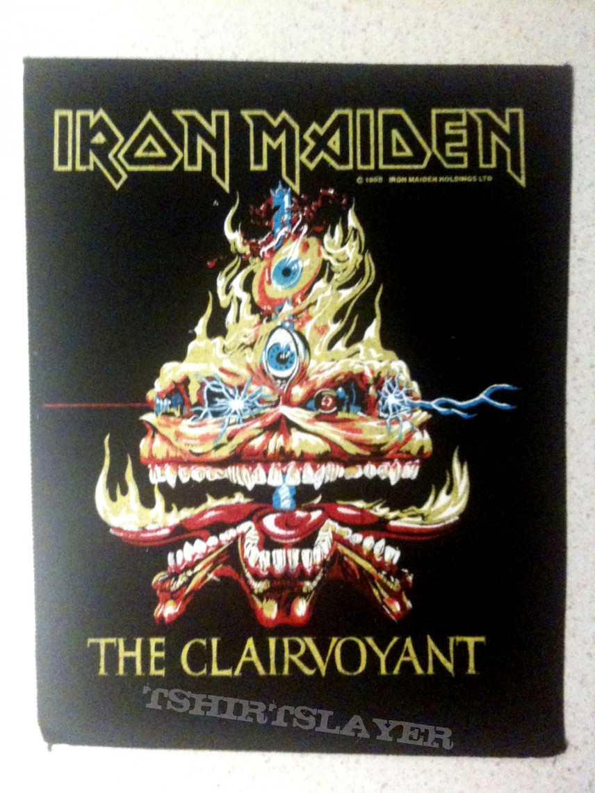 Iron Maiden - The Clairvoyant Backpatch; circa 1988