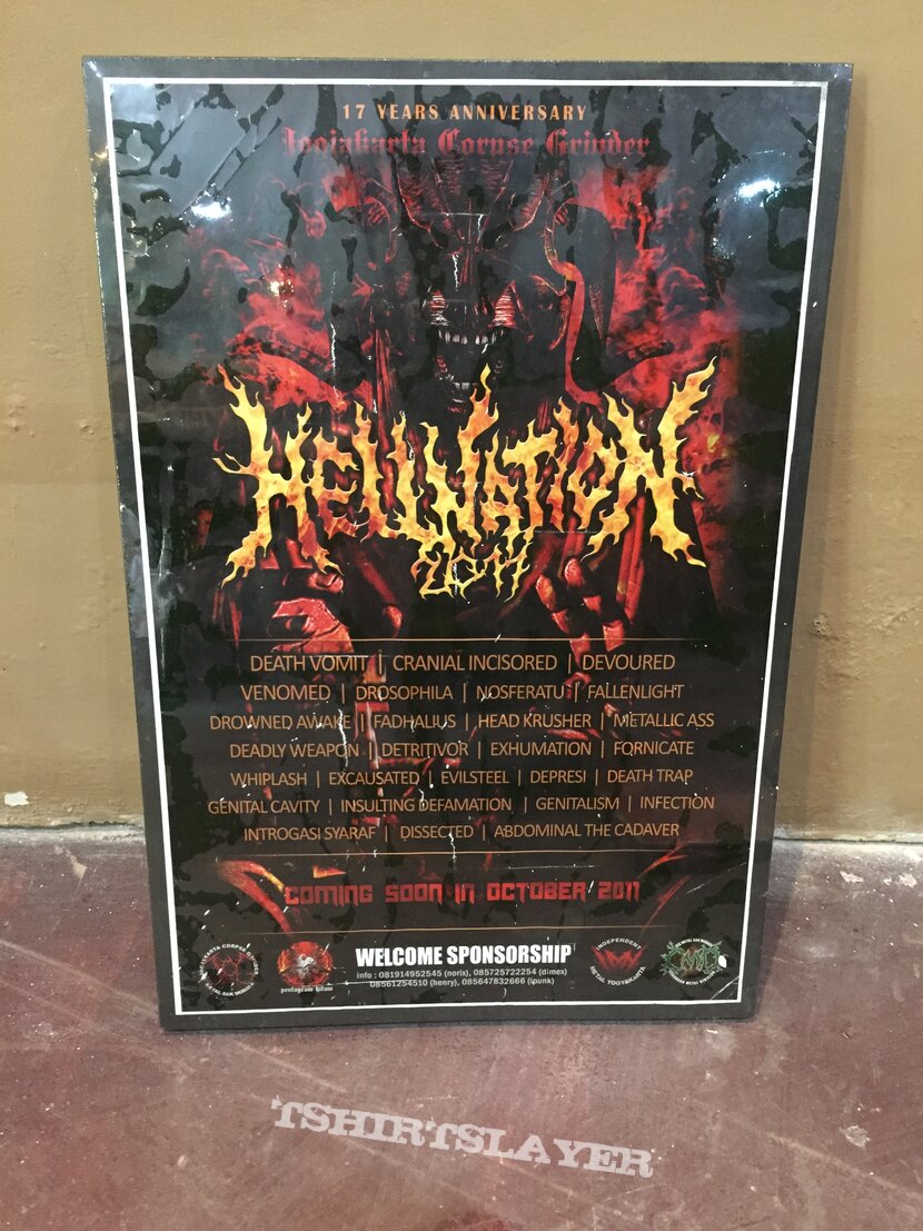 Insulting Defamation Hellnation 2011 all version posters