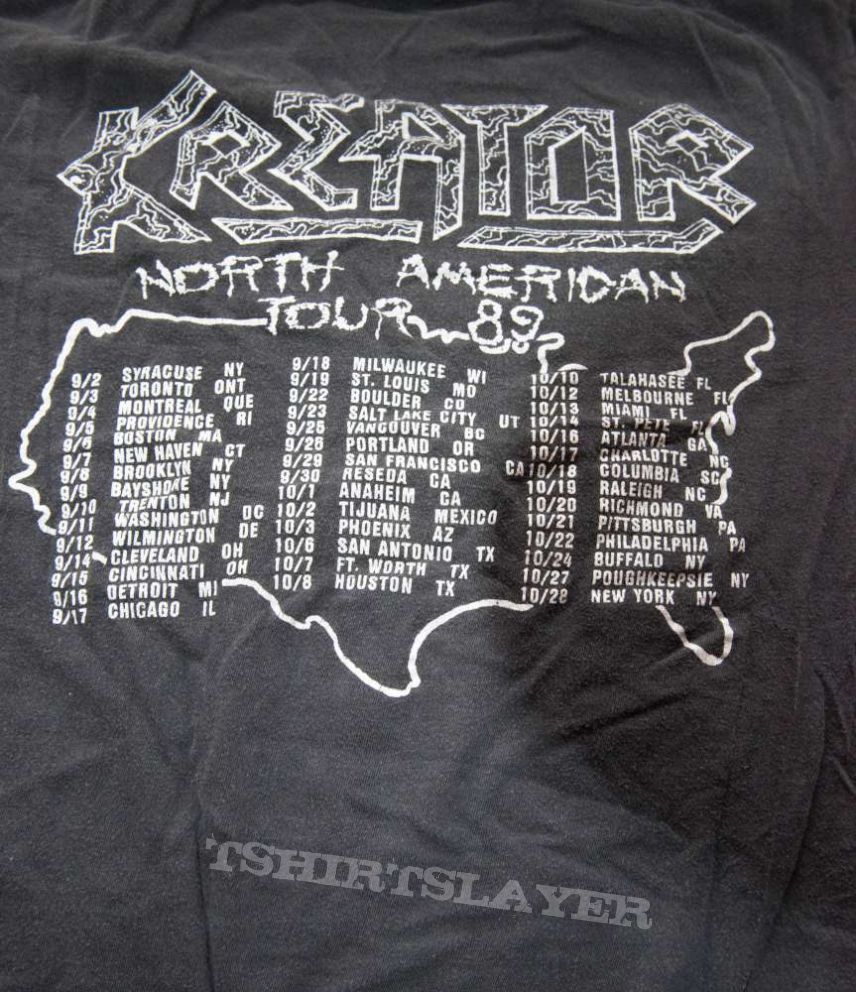 Kreator tour shirt