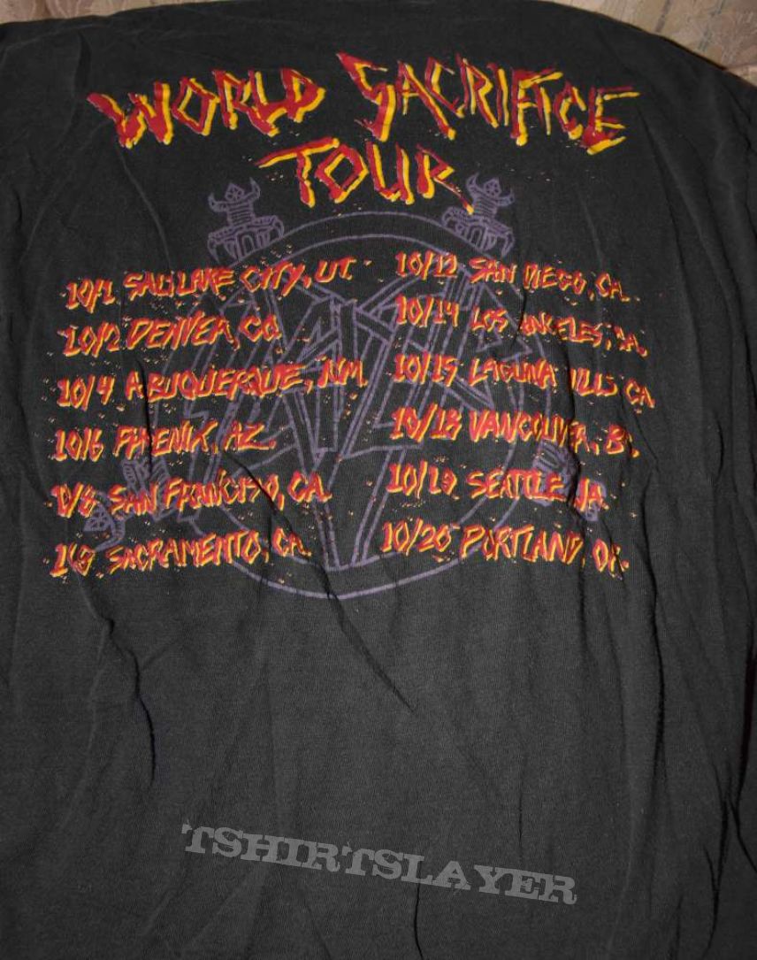 Slayer tour shirt