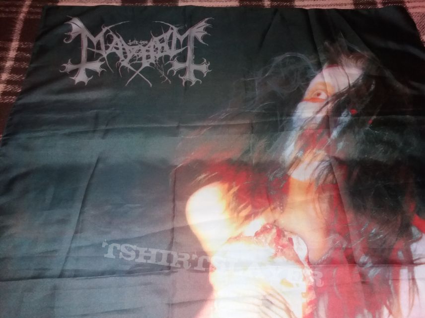 Mayhem Invades England Flag 1997  Misanthropy Rec.