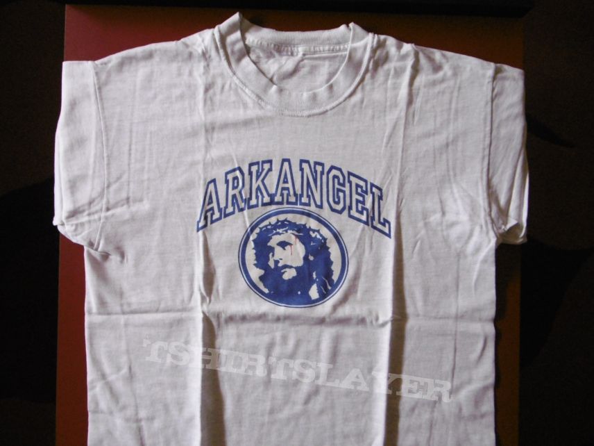 Arkangel T-shirt 2003 Christ, white/blue