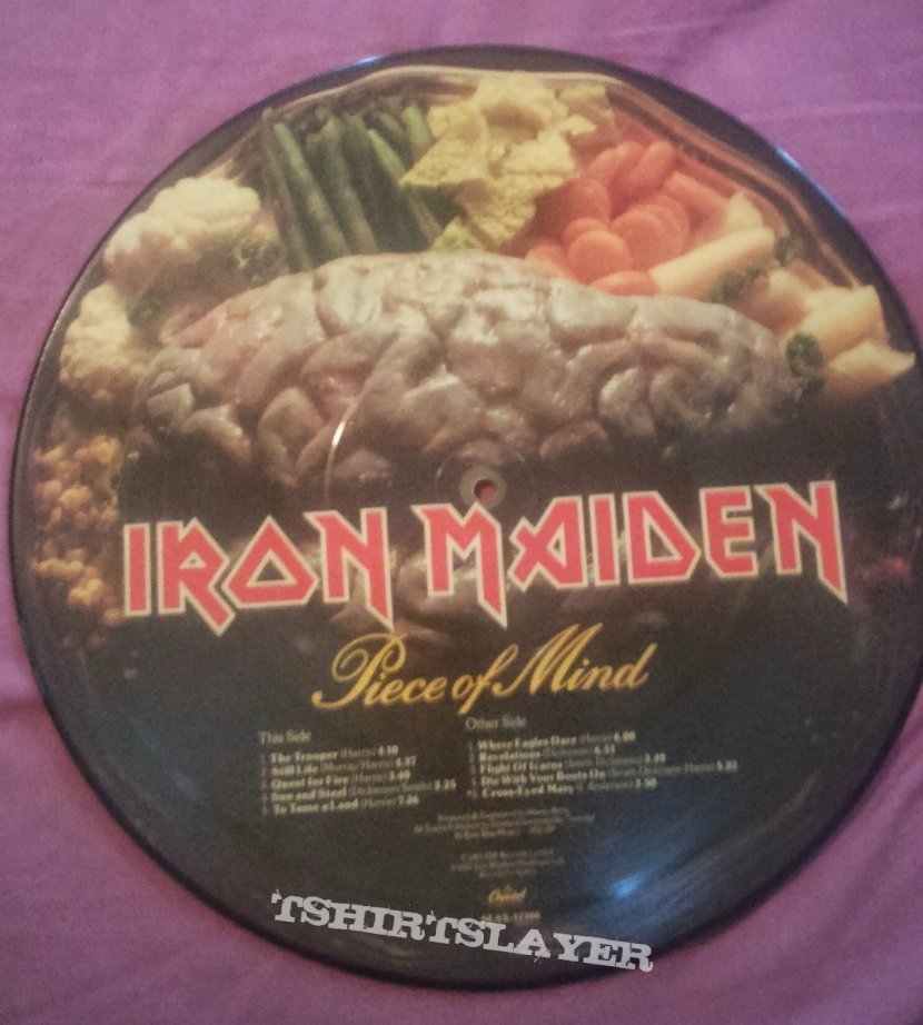 Iron Maiden Piece of Mind picture disc. 