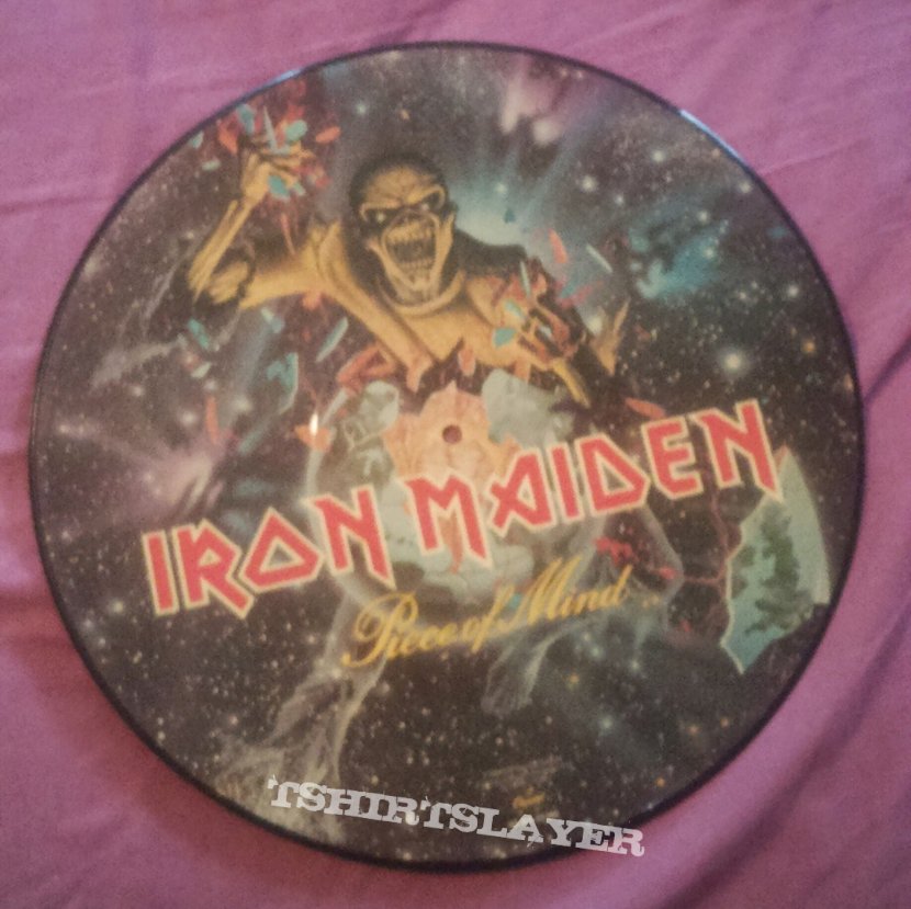 Iron Maiden Piece of Mind picture disc. 