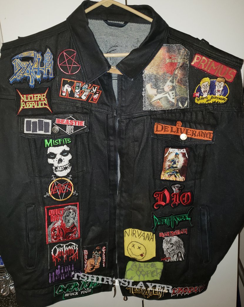 Metallica More progress on the battle jacket vest | TShirtSlayer TShirt ...