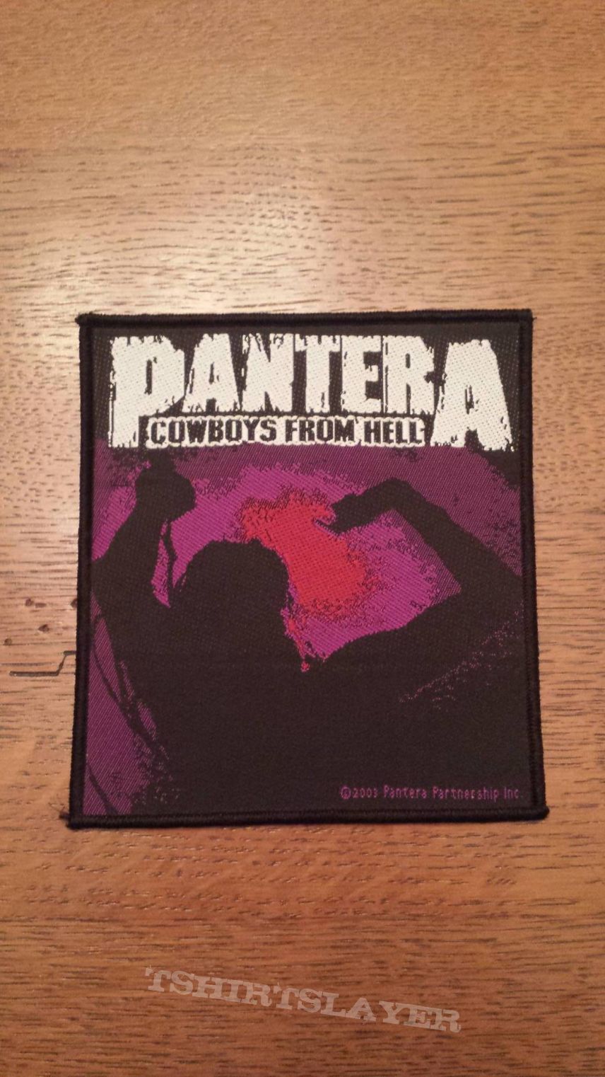 Pantera Cowboys From Hell Patch