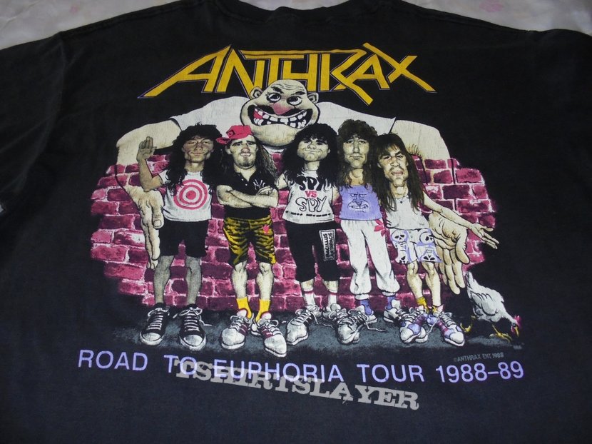 Anthrax - Road to Euphoria`88 Tour Shirt