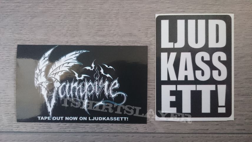 Vampire - Vampire White Demo Tape + Stickers