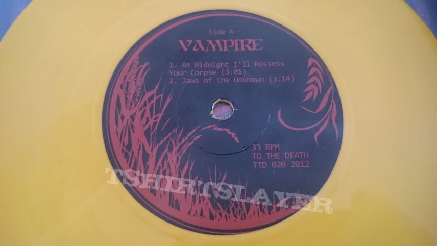 Vampire - Demo 7&quot; Puke Yellow Vinyl 