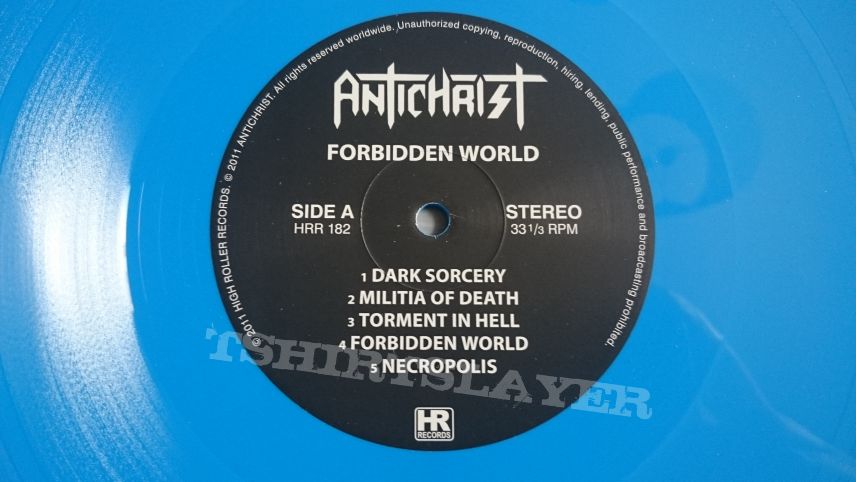 Antichrist - Forbidden World 12&quot; Cyan Blue Vinyl