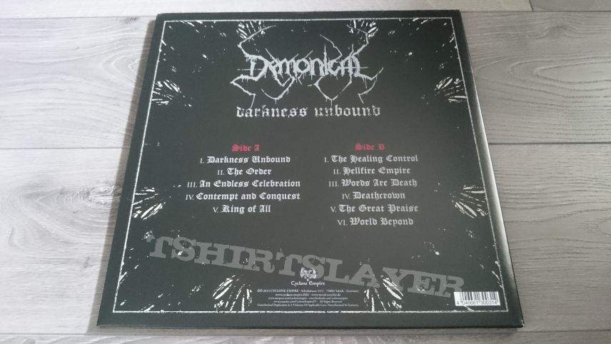 Demonical - Darkness Unbound 12&quot; Red Marbled Vinyl