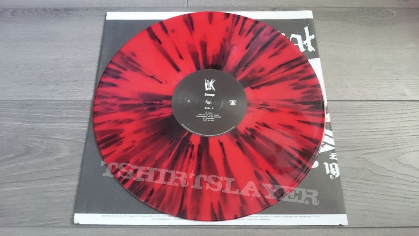 Lik - Carnage 12&quot; Opaque Red / Black Splattered Vinyl + Poster