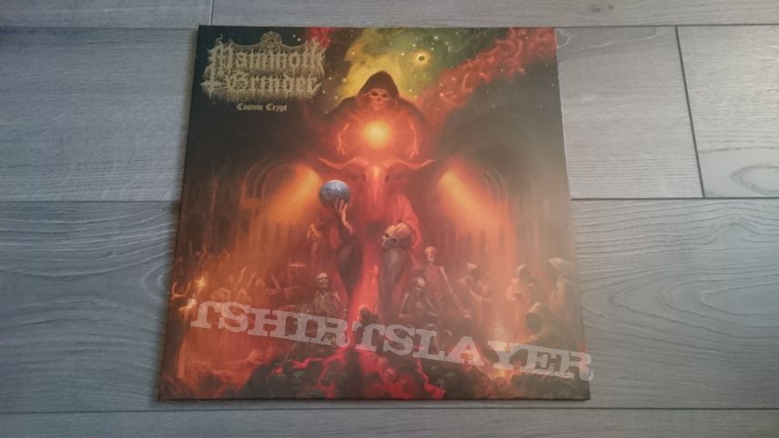 Mammoth Grinder - Cosmic Crypt 12&quot; Gold And Black Merge Vinyl + Poster