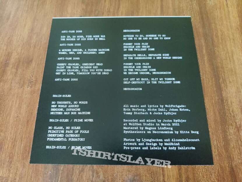 Wolfbrigade - Anti-Tank Dogs 7&quot; Yellow Vinyl