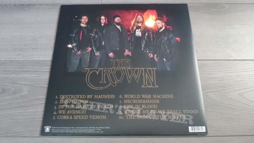 The Crown ‎- Cobra Speed Venom 12&quot; Purple / Red Splattered Vinyl + Poster