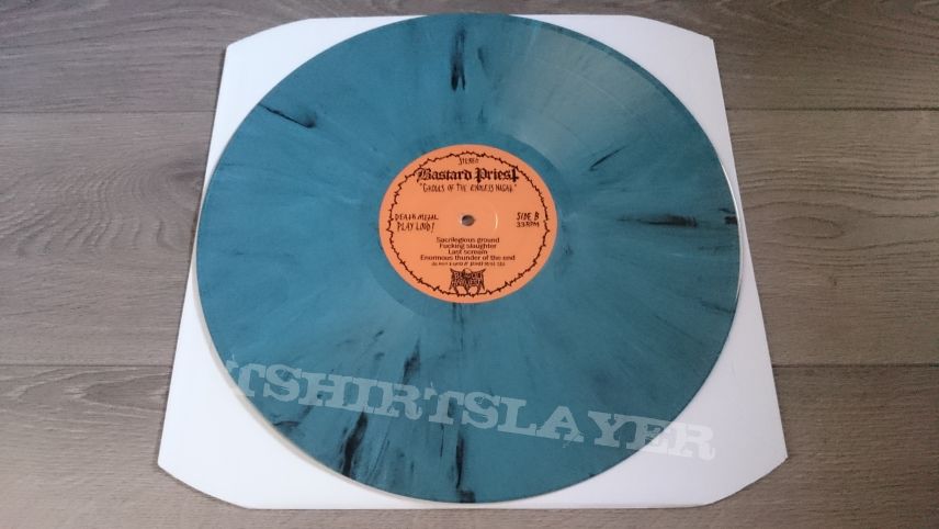 Bastard Priest - Ghouls Of The Endless Night 12&quot; Blue / Turquoise Splatter Vinyl