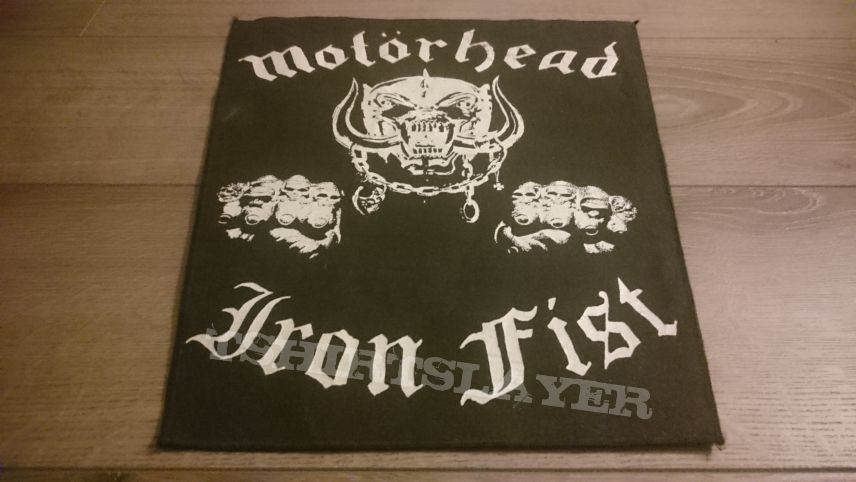Motörhead - Iron Fist Back Patch (White)