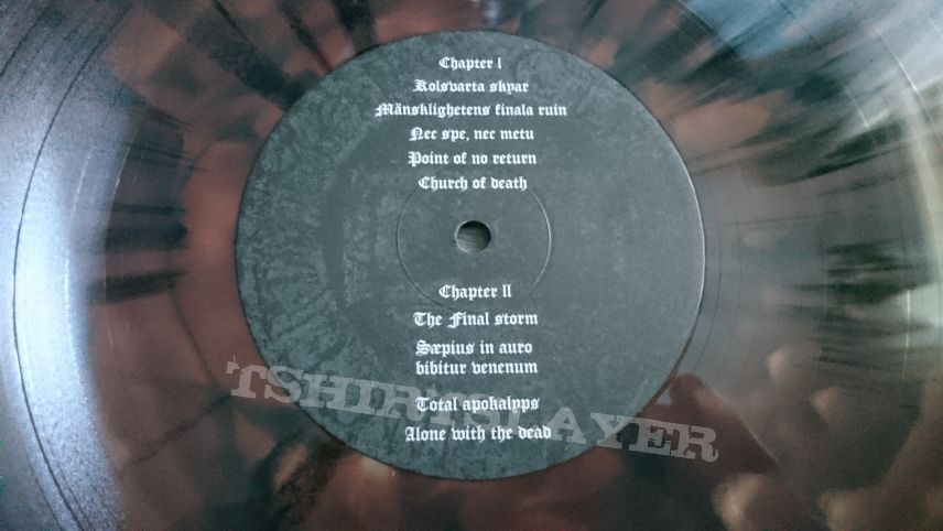 Vanhelgd - Church Of Death 12&quot; Maroon / Black/White Splatter Vinyl + Poster &amp; Sticker