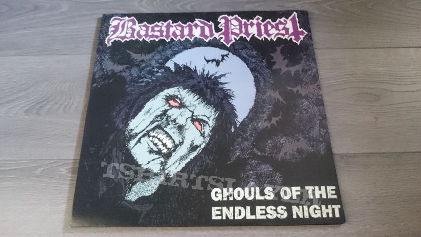 Bastard Priest - Ghouls Of The Endless Night 12&quot; Blue / Turquoise Splatter Vinyl