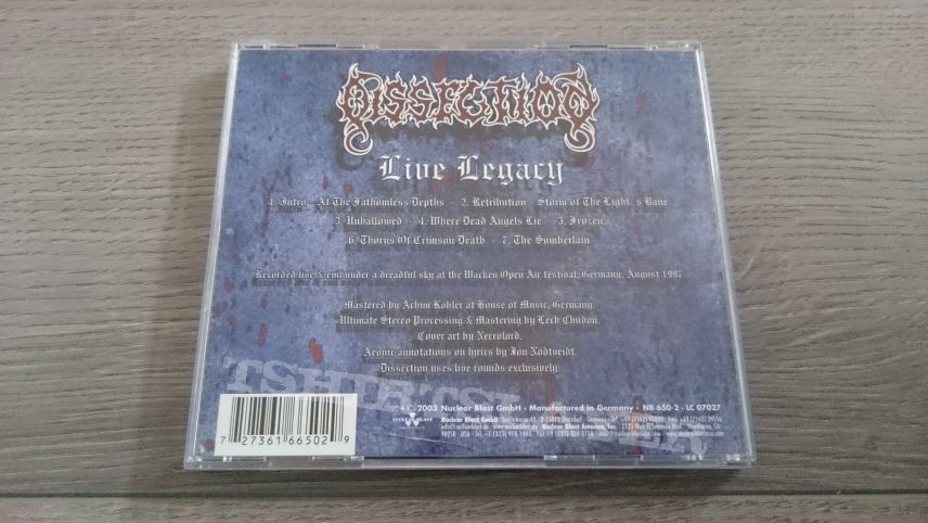 Dissection - Live Legacy CD