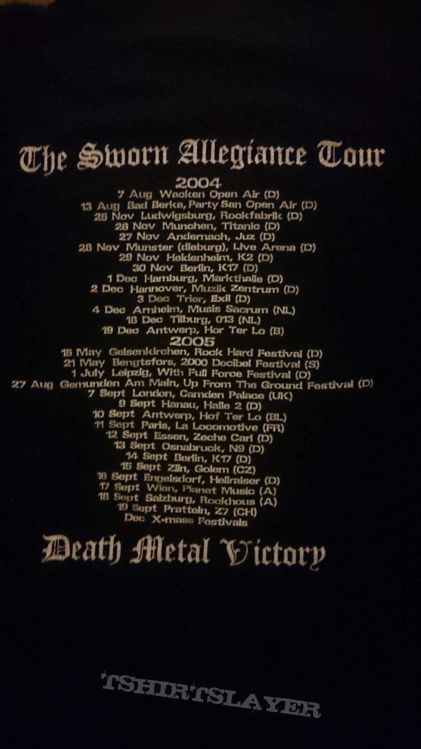 Unleashed - Death Metal Since 1989 / The Sworn Allegiance Tour T-Shirt