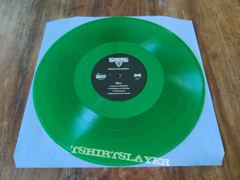 Hypocrisy - Inferior Devoties / Pleasure Of Molestation 12&quot; Green Vinyl