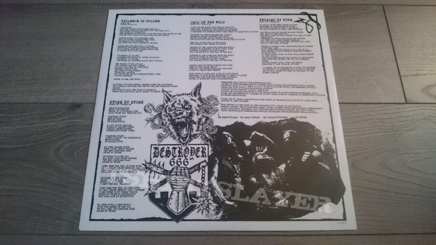 Deströyer 666 - Call Of The Wild 12&quot; Clear Vinyl