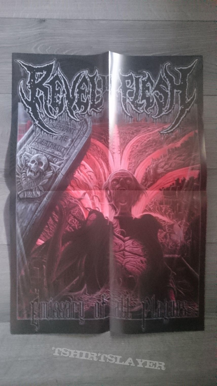 Revel In Flesh - Emissary Of All Plagues 12&quot; Red Vinyl + Poster