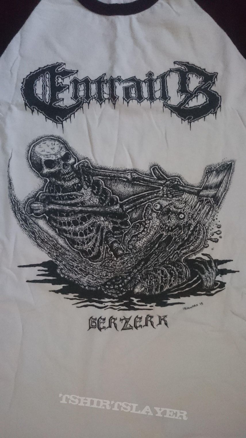 Entrails - Berzerk / I Kill Your Face Baseball T-Shirt