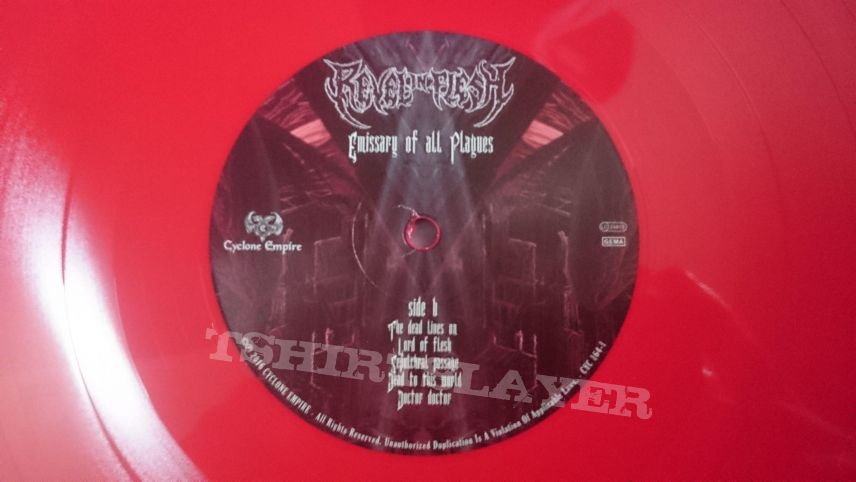 Revel In Flesh - Emissary Of All Plagues 12&quot; Red Vinyl + Poster