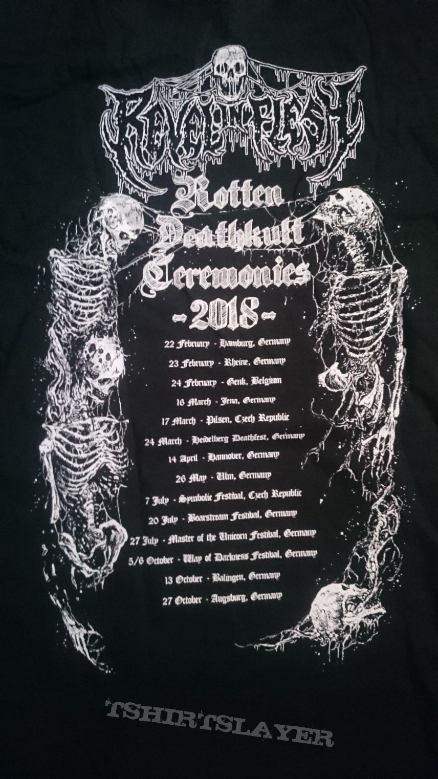 Revel In Flesh - Rotten Deathkult Ceremonies 2018 T-Shirt