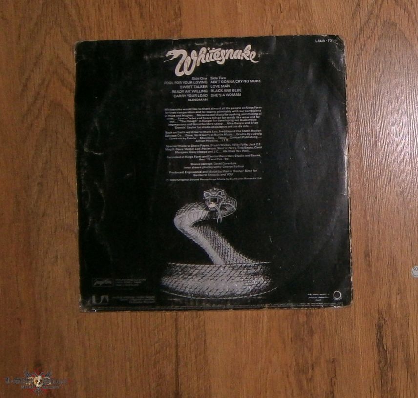 Whitesnake - Ready an&#039; willing LP