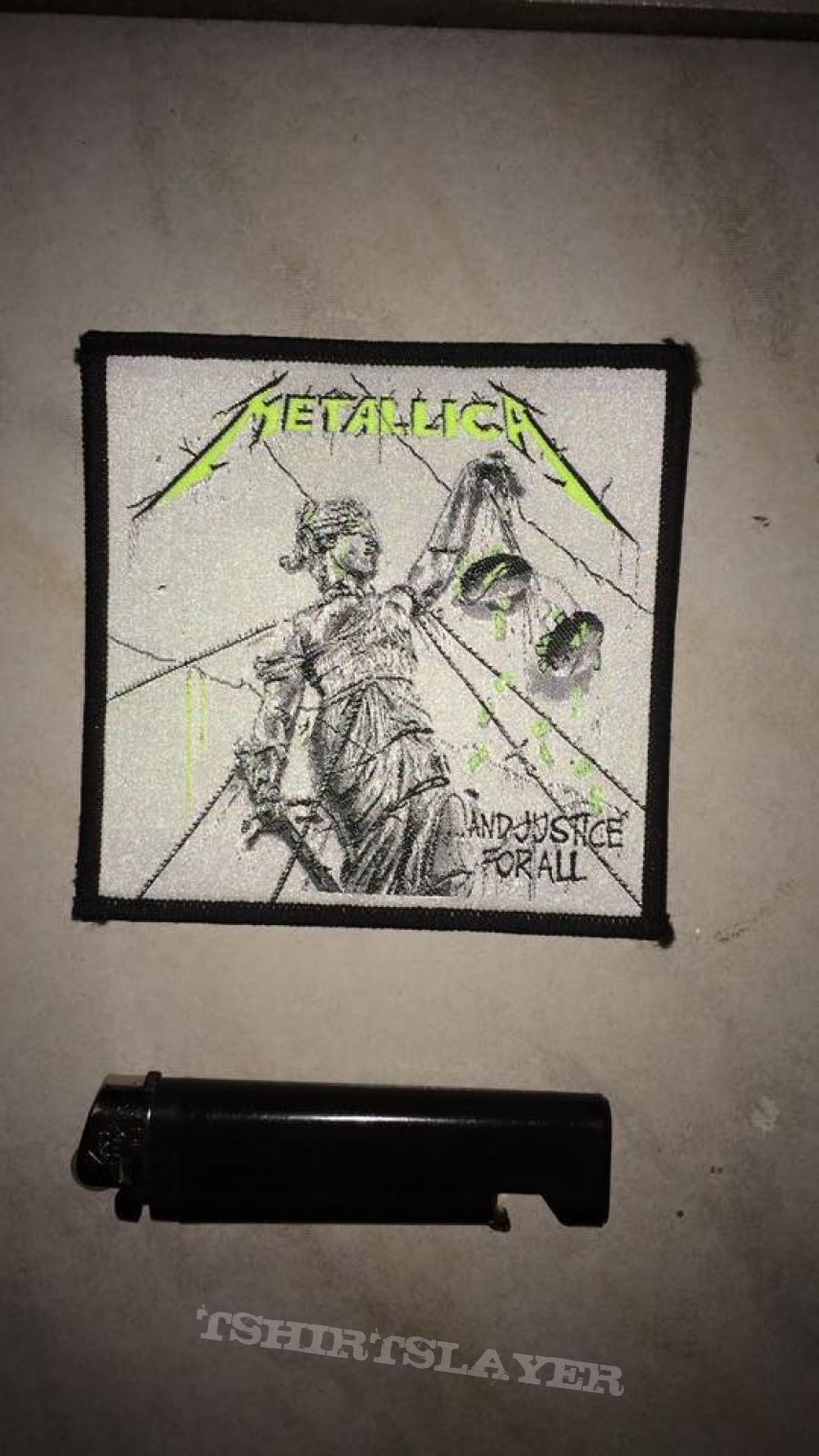 Metallica - .And Justice For All vintage patch unused 1988