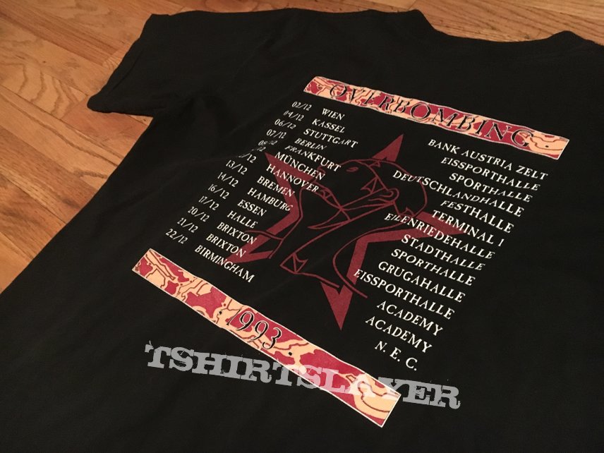 The Sisters Of Mercy “Overbombing 1993” t-shirt XL