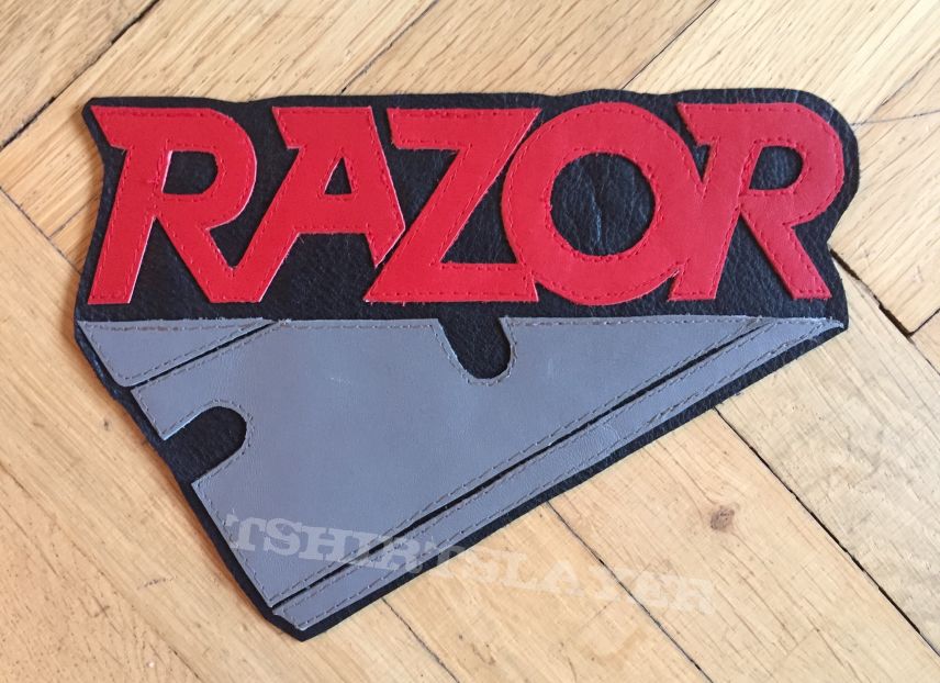 Razor Leather Backpatch