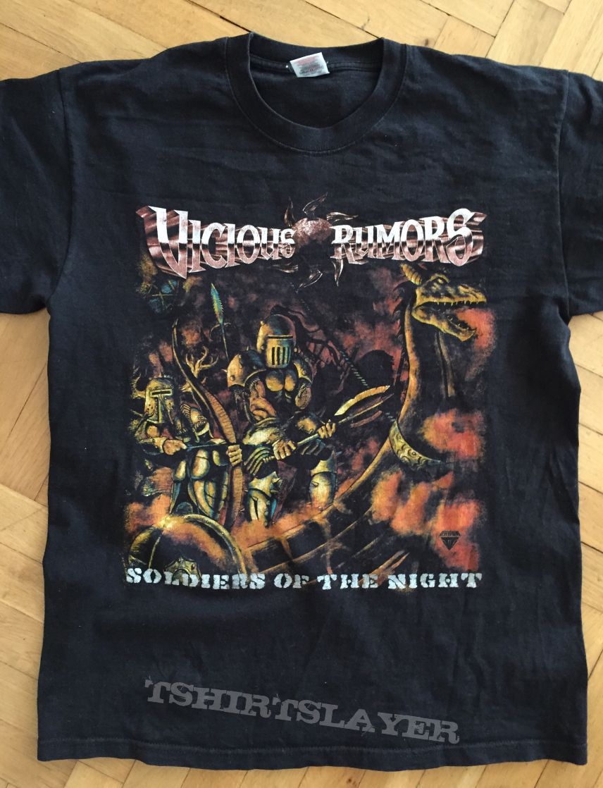 Vicious Rumors Shirt - Soldiers Of The Night