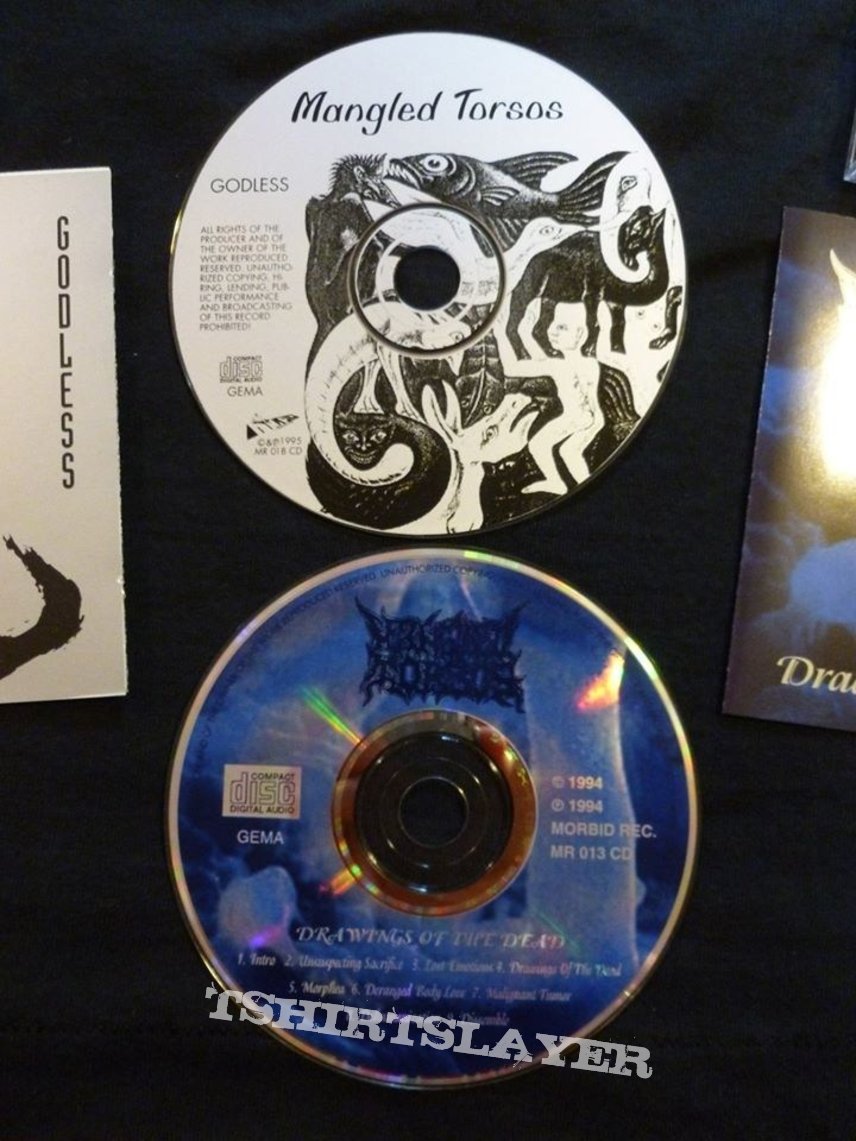 Mangled Torsos Collection - Godless LS/CD Drawings of the Dead CD