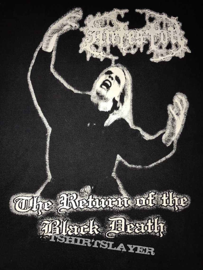 Antestor - The Return of the Black Death XL Shirt 1998 Christian Unblack Metal