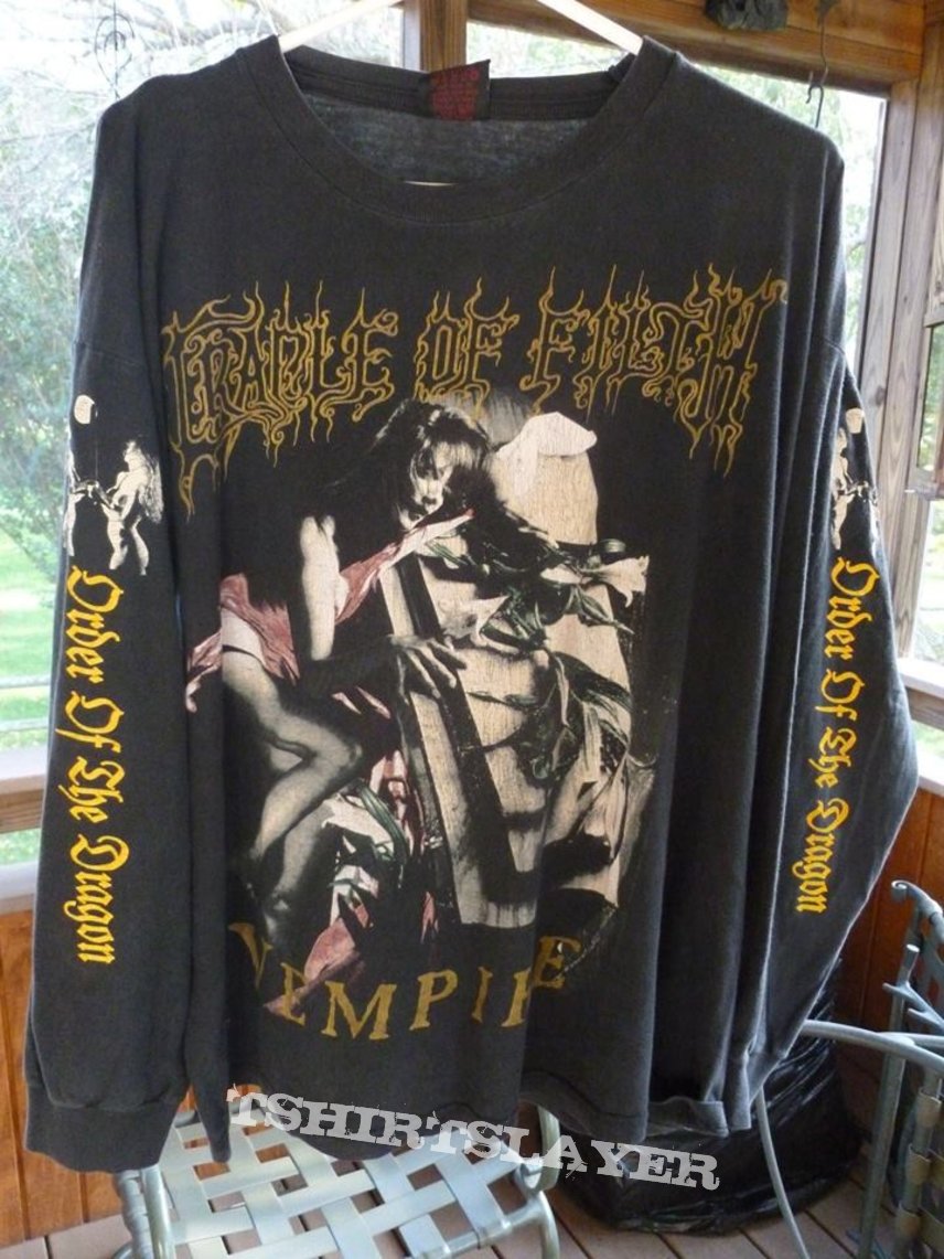 Cradle of FIlth Vempire Longsleeve 1996 | TShirtSlayer TShirt and  BattleJacket Gallery