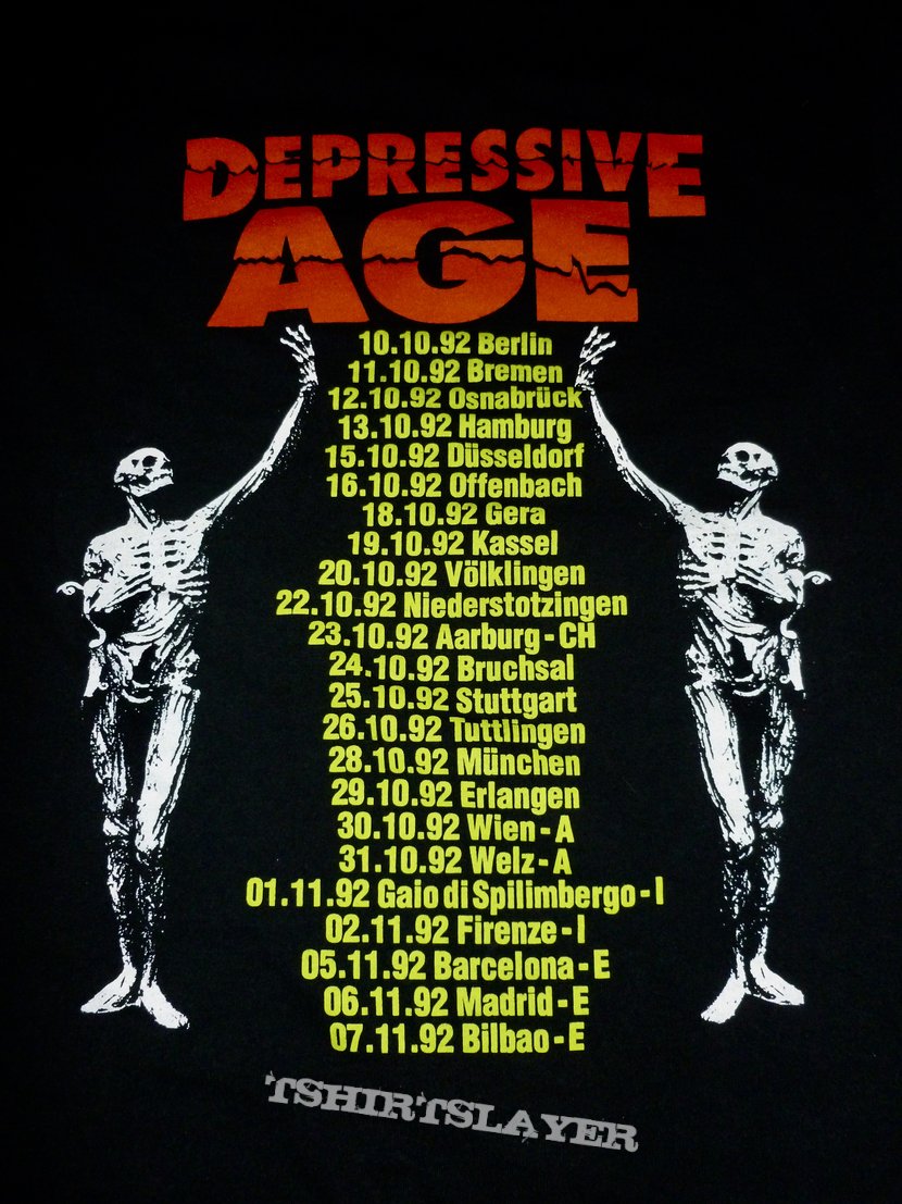 Depressive Age - Europe 1993 Lying in Wait Tour Long Sleeve