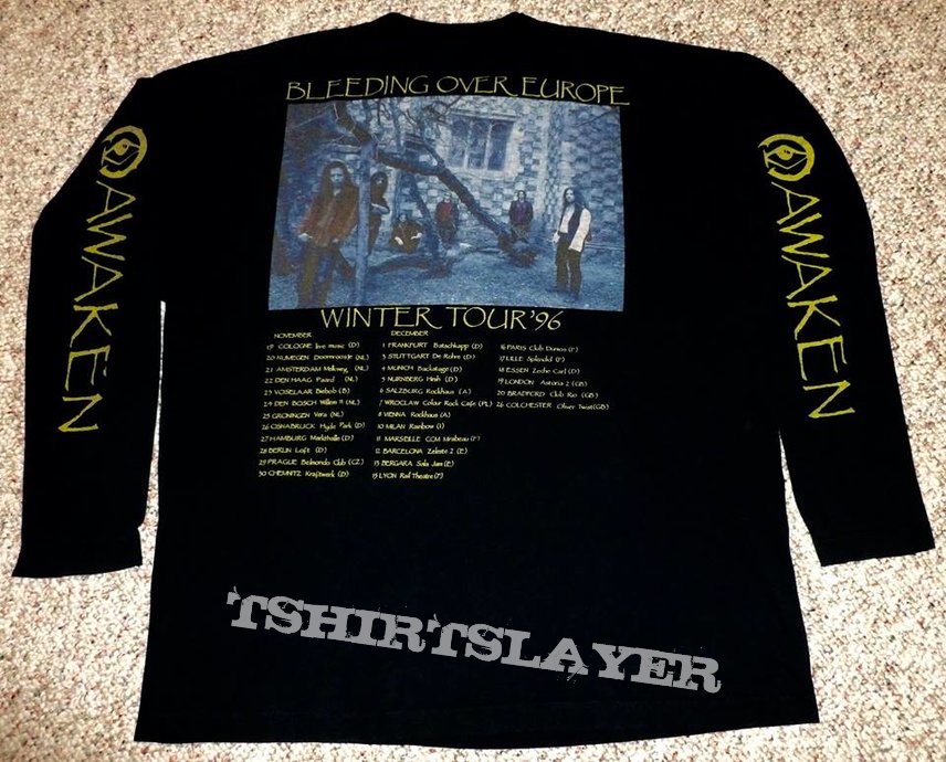 The Blood Divine - Awaken /1996 Winter Tour Long Sleeve XL Gothic Doom Metal