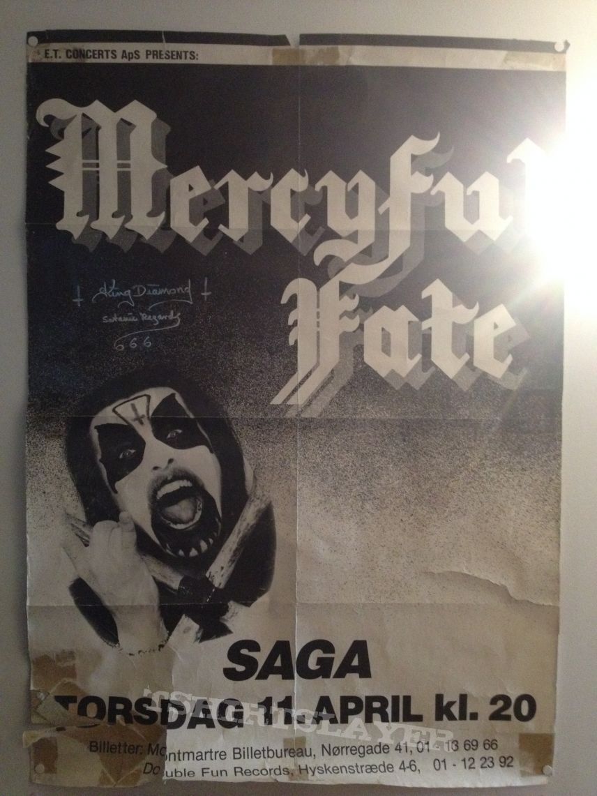 Mercyful Fate Concert poster 1985