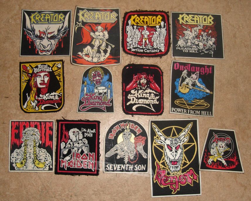 King Diamond Rubber patches