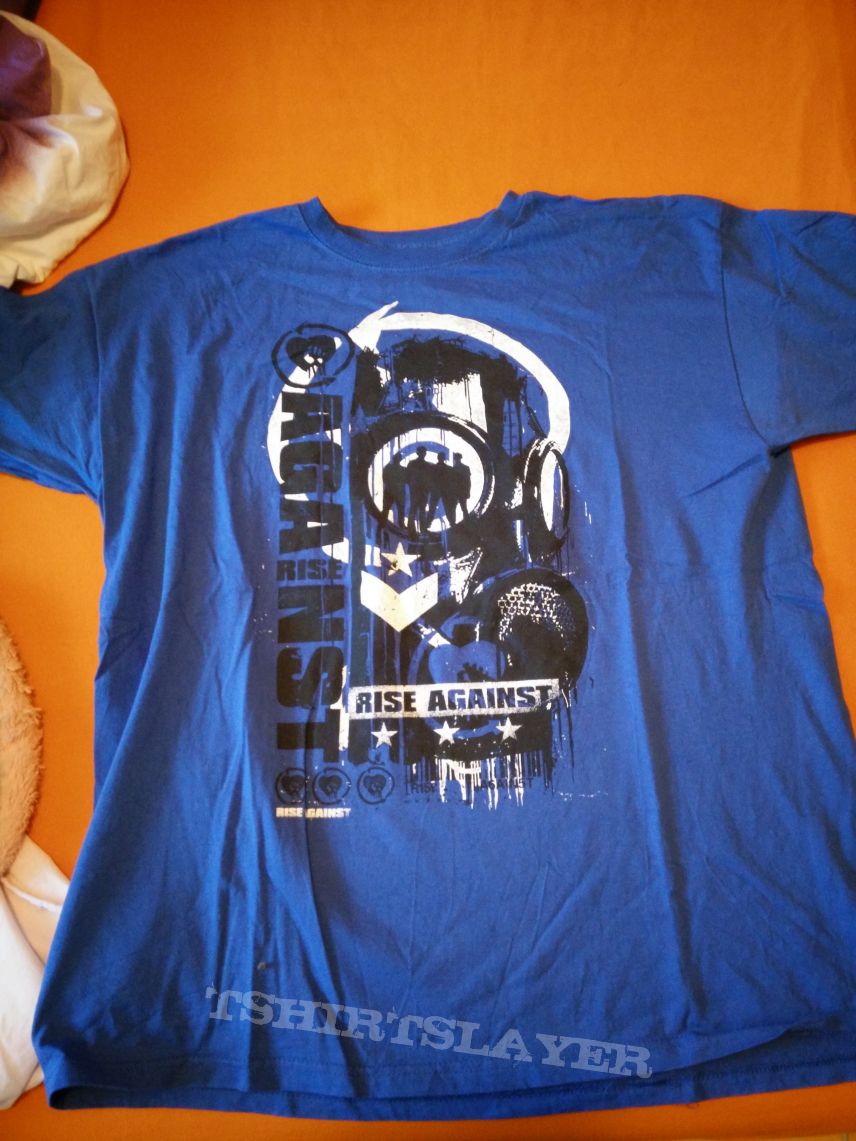 Rise Against Shirt blue